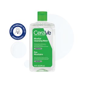 CeraVe Eau Micellaire Nettoyante Visage et Yeux pour les Peaux Normales à Sèches 295ml