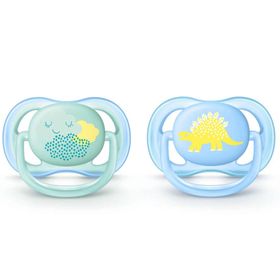 Avent Sucette Ultra air Silicone Boy Deco 0-6 mois