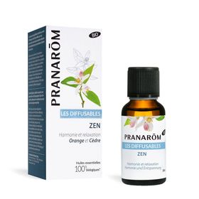 Pranarôm Les diffusables Zen Orange et Cèdre - Harmonie et relaxation Bio