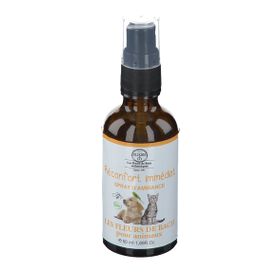 Elixirs & Co Les Fleurs de Bach Spray d'Ambiance Réconfort Immédiat Animaux