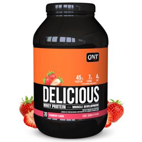 QNT Delicious Whey Protein Poudre fraise