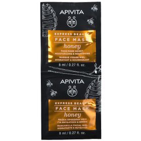 Apivita Express Beauty Feuchtigkeitsspendende Gesichtmaske Honig