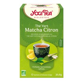 Yogi Tea Thé vert Matcha Citron