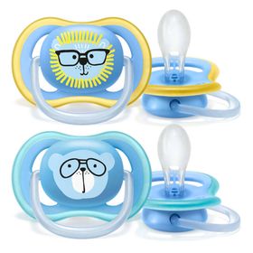 PHILIPS Avent Ultra Air Schnuller 18+ Monate, Löwe/ Bär