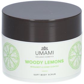 UMAMI Woody Lemons Soft Body Scrub Bergamote & Cèdre