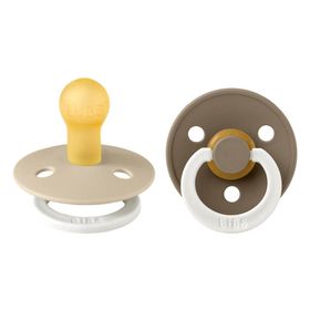 BIBS® BIBS COULEUR Tétines Nuit Vanille - Oak 0 - 6 mois Taille 1