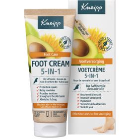 Kneipp® Crème pieds 5 en 1 Huile de carthame - Huile d'avocat
