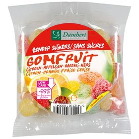 Damhert GOMFRUIT Oursons gommeux sans sucre