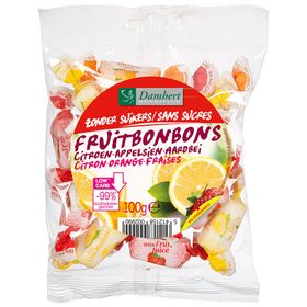 Damhert Bonbons mit Fruchtgeschmack Zuckerfrei