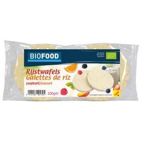 BIOFOOD Reiswaffeln Joghurt BIO