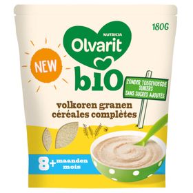 Olvarit Bio Céréales Complètes +8 Mois