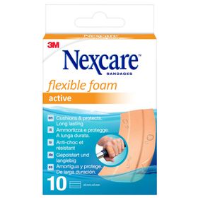 3M™ Nexcare® Active 360° Pansement prédécoupé anti-choc 10 cm x 6 cm