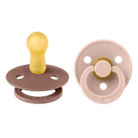 BIBS® BIBS COULEUR Tétines Woodchuck - Blush 6-18 mois Taille 2