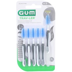 Gum® Trav-Ler Interdentalbürsten ISO7 2,6 mm – Antibakterieller Schutz