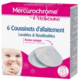 Mercurochrome Pitchoune Coussinets d'allaitement