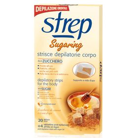 strep sugaring Sucre corporel Strip épilatoire corps