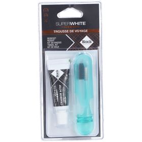 SUPERWHITE Reisetasche Zahnbürste und Zahnpasta