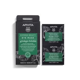 APIVITA EXPRESS BEAUTY Masque Contour des Yeux Cernes & Signes de Fatigue au Ginkgo Biloba