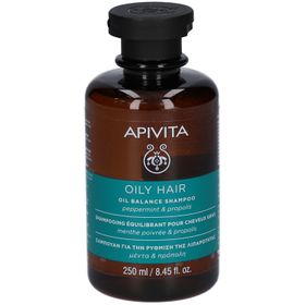 APIVITA OILY HAIR Shampoing Équilibrant pour Cheveux Gras