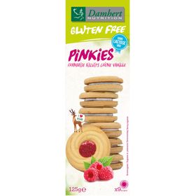 Damhert Gluten Free Pinkies Himbeer Vanillecreme-Kekse