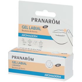 Pranarôm AROMADERM GEL LABIAL Boutons de lèvres