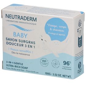 Neutroderm Baby Savon Surgras Douceur 3-de-1