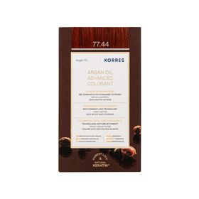 KORRES Huile d'argan Coloration Permanente BLOND CUIVRÉ INTENSE 77.44