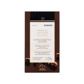 KORRES® Huile d'argan Coloration permanente 2.1 Blue Black