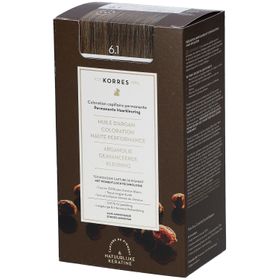 KORRES DAUERHAFTE HAARFARBE 6.1 ASCHBLOND DUNKELBLOND