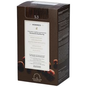 KORRES DAUERHAFTE HAARFARBE 5.3 HELLBRAUN GOLDFARBEN