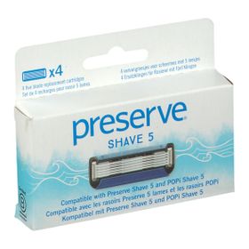 preserve SHAVE 5 Ersatzklingen
