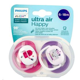 AVENT Sucette ultra air Happy Papa 6-18 Mois (Couleur non sélectionnable)​