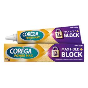Corega Power Max Hold + Blocage