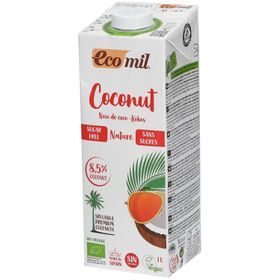 Ecomil Lait de coco sans sucres Bio 1 L