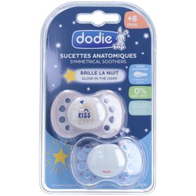 Dodie® Anatomische Schnuller Nacht +6 Monate