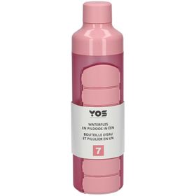 YOS Wasserflasche und Wochenpaper in einem Perfect pink
