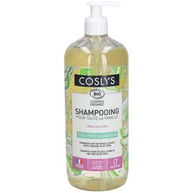 Coslys® Familien-Shampoo Aloe Vera Bio alle Haartypen 1000 ml Pumpflasche