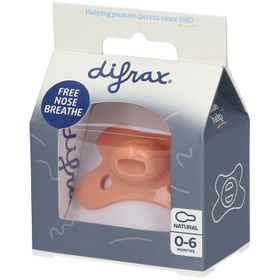 DIFRAX Natürlicher Silikonsauger 0-6 Monate