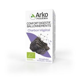 ARKOPHARMA Confort Digestif, Ballonnements intestinaux - Charbon Végétal bio