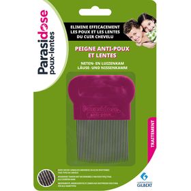 Parasidose Peigne Anti-Poux-Lentes Dents cannelées