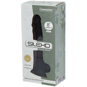 SILEXD Premium Silikon Dildo Modell 1 Schwarz 20 cm