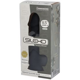SILEXD Premium Silikon Dildo Modell 4 Schwarz 21,5 cm