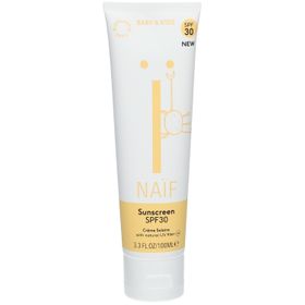 NAIF Crème solaire pour bébés et enfants SPF30