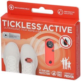 Tickless® Active Ultraschall-Expeller Zecke/Floh Koralle