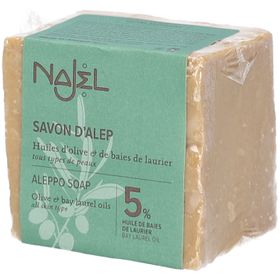 Najel Traditionelle Aleppo-Seife mit 5 % Lorbeer