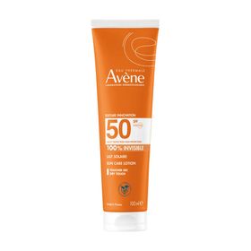 Avène Solaire Lait 100 % invisible SPF50 | Très Haute protection | Peau sensible