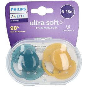 AVENT Sucette ultra soft 618 mois (Couleur non sélectionnable)