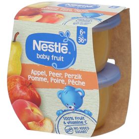 NESTLE Baby Fruit® Compotes Pomme-Poire-Pêche