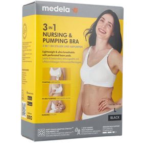 MEDELA Still-BH 3 in 1 Schwarz Größe L