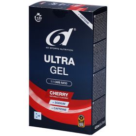 6D SPORTS NUTRITION Ultra Gel Kirsche + Koffein